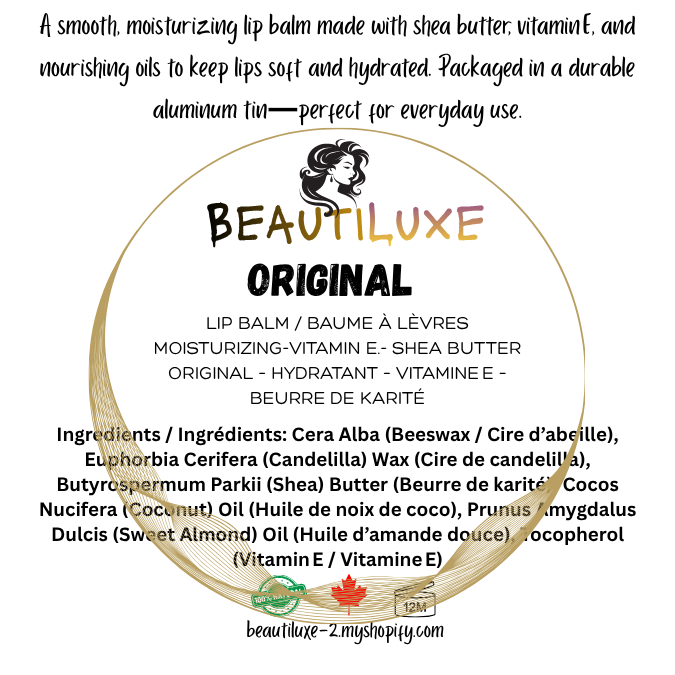 Aluminum Tin Lip Balm – Original