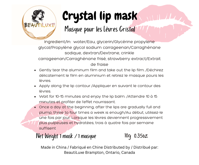 Crystal lip mask 3 pcs.