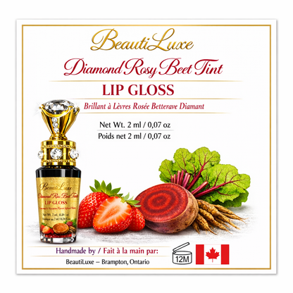 Diamond Rosy Beet Tint Lip Gloss (2.5ml)