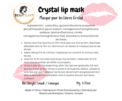 Crystal lip mask 3 pcs.