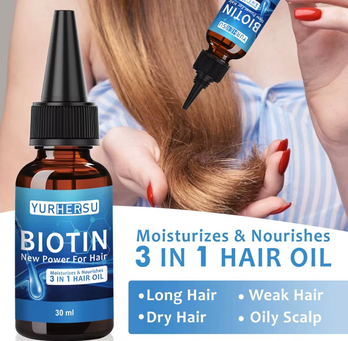 Biotin New Power for Hair 3 IN 1 Hair oil