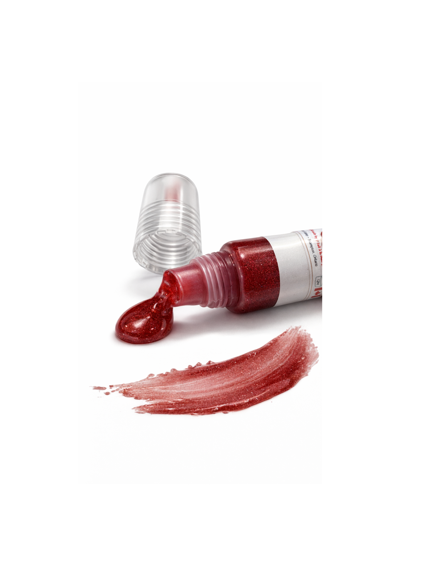 Rosy Beet Tint Lip Gloss with Keychain (Silver)